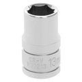 Performance Tool 1/2 In Dr. Socket 13Mm, W32213 W32213